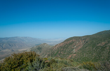 Vista at Kwaaymii Point Pacific Crest Trail Mt. Laguna Julian California San Diego County in Anza-Borrego Desert State Park