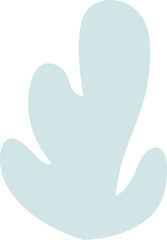 Floral Leaf Silhouette