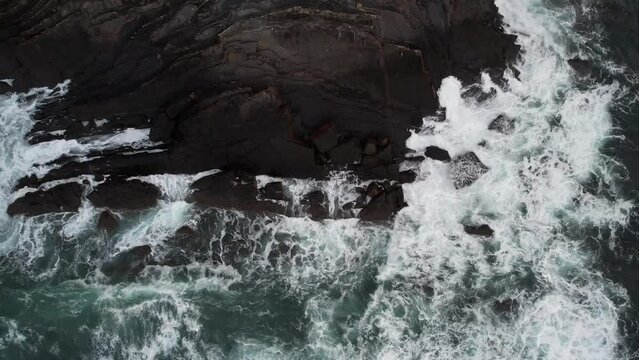 Falaise atlantique sur la c&ocirc;te Nord Espagnole