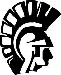 Spartan Head Logo