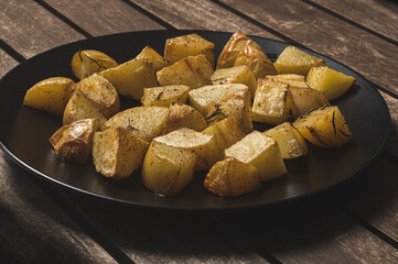 potatoes getting ready for dinner

