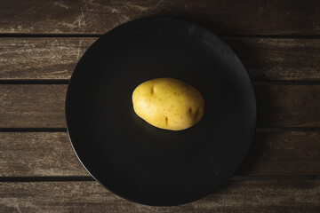 potatoes getting ready for dinner
