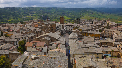 Medieval village of Orvieto, Italy