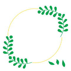 Decorative floral wedding invitation frame