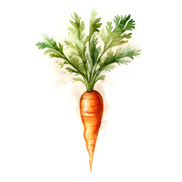 Watercolor Carrot