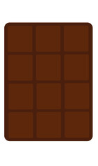 Dark black chocolate bar square element candy sugar sweet food dessert delicious brown valentine milk love design gift symbol international sugar gourmet romance assortment eat snack world romantic