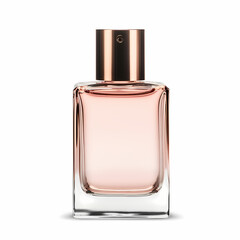 Empty Square Glass Perfume Bottle Illustration
