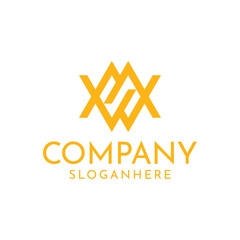 design a clever monogram logo in letter MW