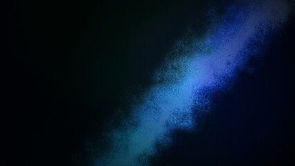 Illustration of a blue light diagonal stripe with effects on a dark background