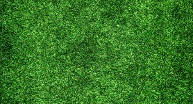 Background with manicured grass