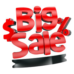 Big Sale Red 3d