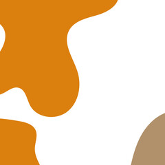 Neutral Boho Abstract Shapes Frame Background 