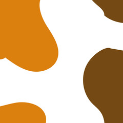 Neutral Boho Abstract Shapes Frame Background 