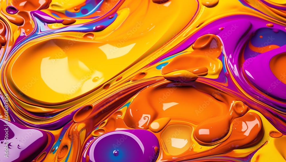 Poster abstract dynamic gradient background