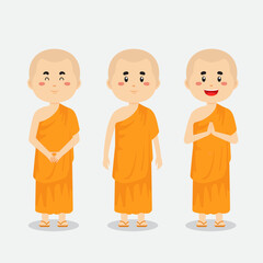Budha Character with Various Expression