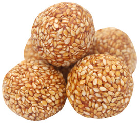 Sesame caramel laddu