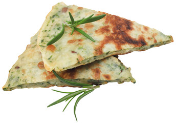 Naan bread with rosemary