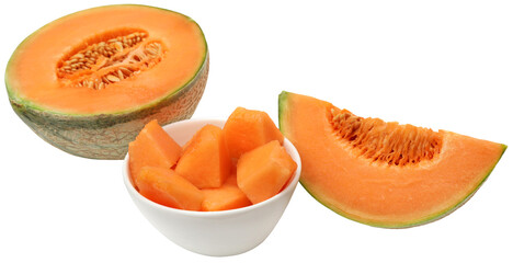 Cantaloupe or rockmelon