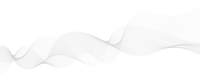 Abstract white smoke wavy curve lines design for banner, brochure, flyer, template, wallpaper background.