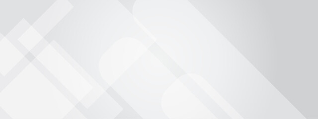 Abstract modern white and grey geometric Square lines vector background. Design use for poster, template, banner, wallpaper background.