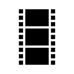 Obraz premium Film Strip icon. sign for mobile concept and web design. vector illustration