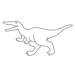 Cute Dinosaur Outline 