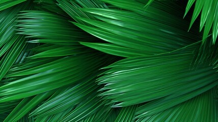 Background of coconut leaves. GENERATE AI..