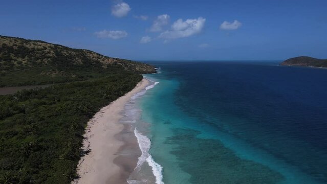 Tamarindo beach on Culebra, puerto rico