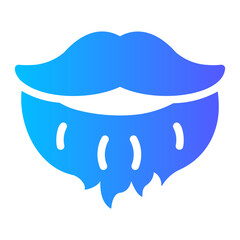 beard Gradient icon