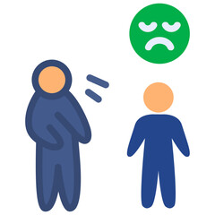 blame flat style icon