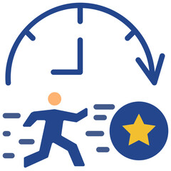 goal flat style icon