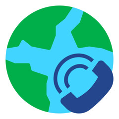 online flat style icon