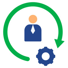 reset flat style icon