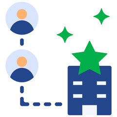 startup flat style icon