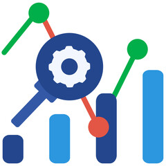 strategy flat style icon