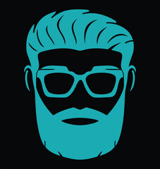 logo for barbershop and t shirts designe