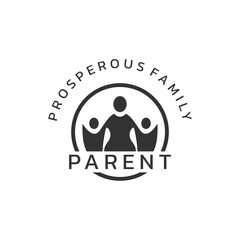 Logo for prosperous family, parents