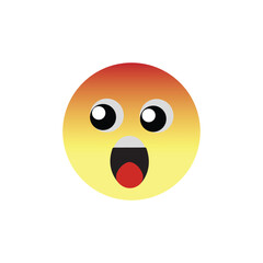 smiley face on white