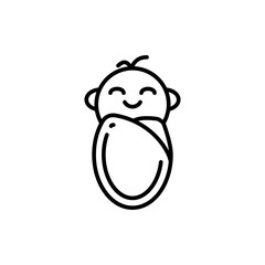 baby icon vector design templates