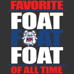 Fototapeta premium beautiful favorite foat of all time dog design for t shirt