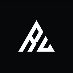 design a clever and minimalist monogram AL logo suitable for your branding company, letter L