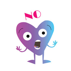 colorful virus character illustration