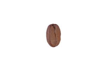 Coffee bean isolated on white background with clipping path.