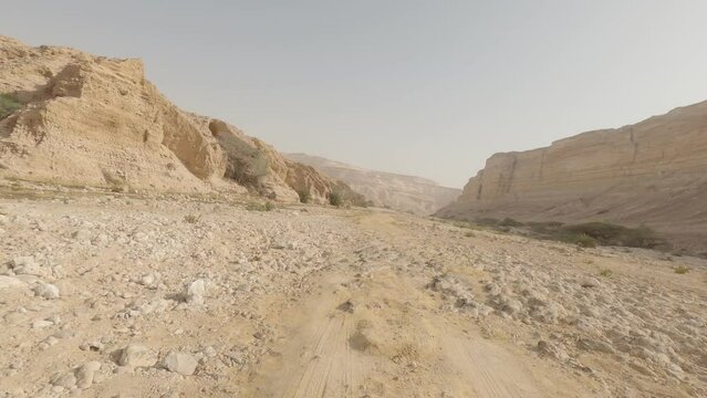 Driving The Dirt Tracks Through The Deserts Of Oman