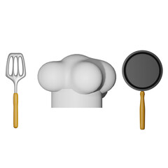 chef hat and spoon