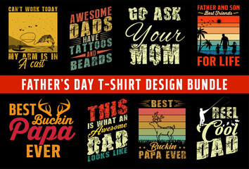 Retro Vintage Father's Day t Shirt Design Bundle,Vintage Father's Day shirts bundle,happy father's day t shirt,