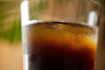 アイスコーヒーの水滴