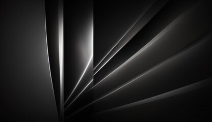 Modern hipster black and white Futuristic abstract background Created with generative Ai technology