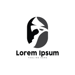 Axe Logo, Wood Cutting Tool Vector Icon, Silhouette Design, Retro Vintage Style