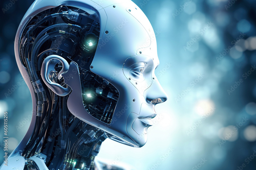 Poster ai generative. artificial intelligence concept.
